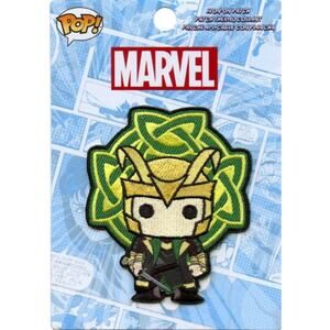 Funko Official Marvel POP Loki Embroidered Iron On Patch | New